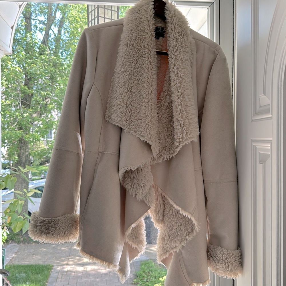 100% Unique, Beautiful, Asymmetrical Wool Jacket!